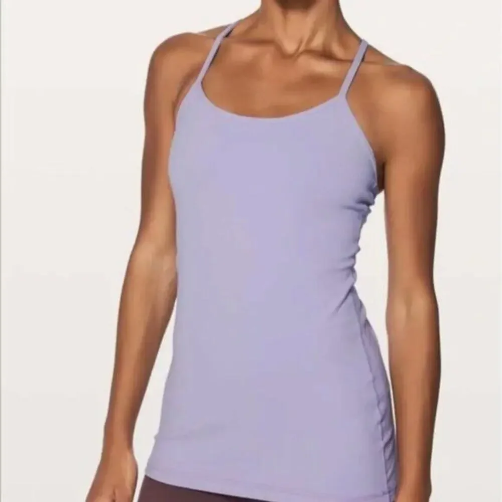 lululemon power y tank Women's Size 8 Lavender Light Purple